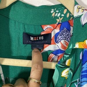 Maeve Anthropologie floral dress. Small NWOT pockets and belted.Spring essential